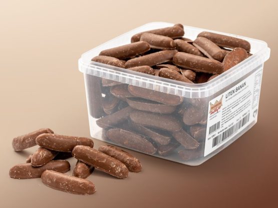 Chokoladebananer Bland-selv slik i kasser