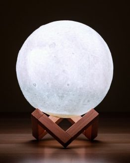 3D-månelampe - 15 cm - 16 Farver - Spralla