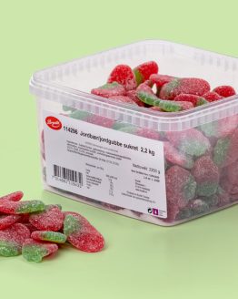 Sukrede Jordbær Bland-selv slik i kasser 2
